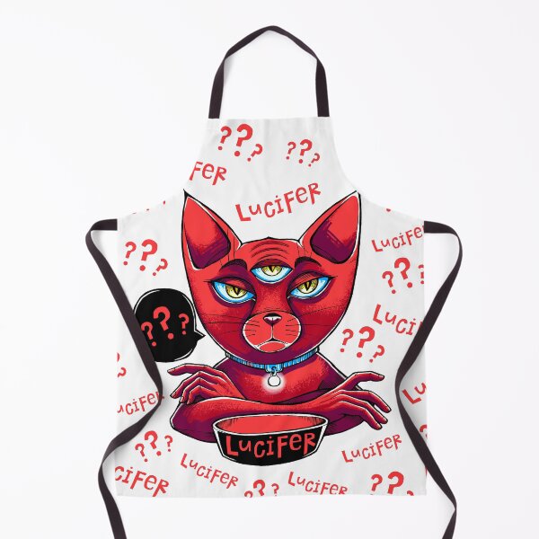 Item preview, Illustration of a cute demonic three-eyed cat designed and sold by SanuokGevitter.