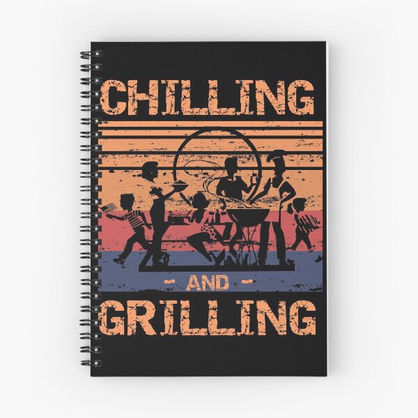 Item preview, Chilling and Grilling - Summer Camping BBQ Barbecue designed and sold by Rhu Creations.
