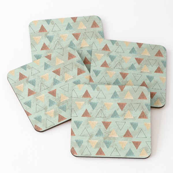 Item preview, Multicolored triangles rows seamless pattern designed and sold by Tayastore.