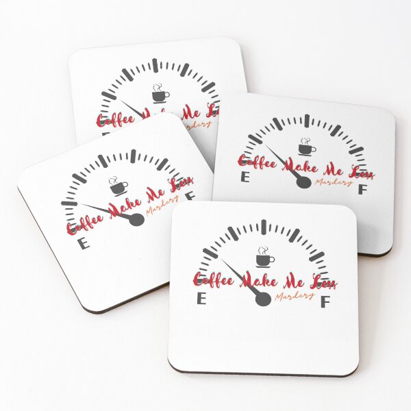 Item preview, Coffee makes me feel less Murdery 2 designed and sold by MANCREAT.