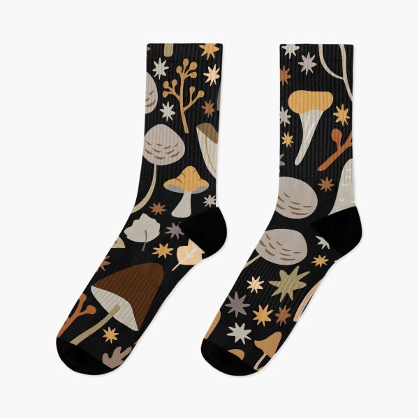 Item preview, mid century modern mushroom pattern designed and sold by baheeya.