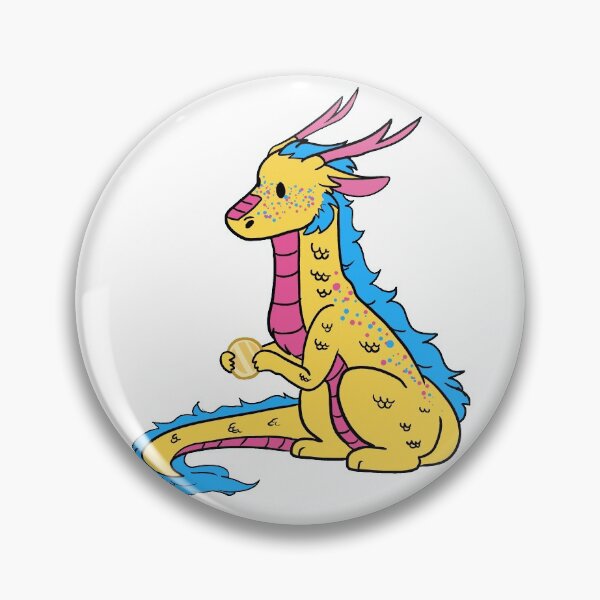 Item preview, Pansexual flag Pride Themed Dragon  designed and sold by ErrorVittra.
