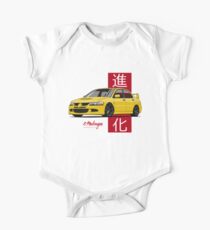 Lancer Evolution VIII (Yellow) One Piece - Short Sleeve