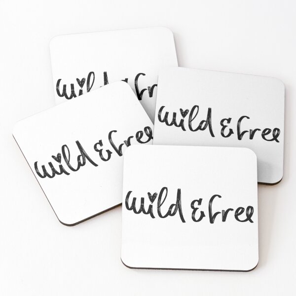 Item preview, Wild and free black hand drawn decorative lettering designed and sold by Sarah Zan.