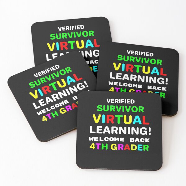 Item preview, Verified Survivor Virtual  Learning - Back To School 4th Grade  designed and sold by crizzysketch.