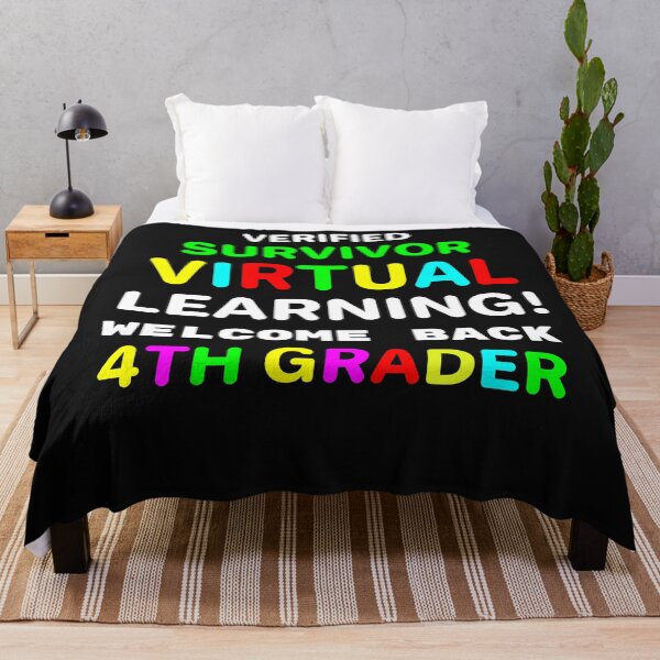 Item preview, Verified Survivor Virtual  Learning - Back To School 4th Grade  designed and sold by crizzysketch.
