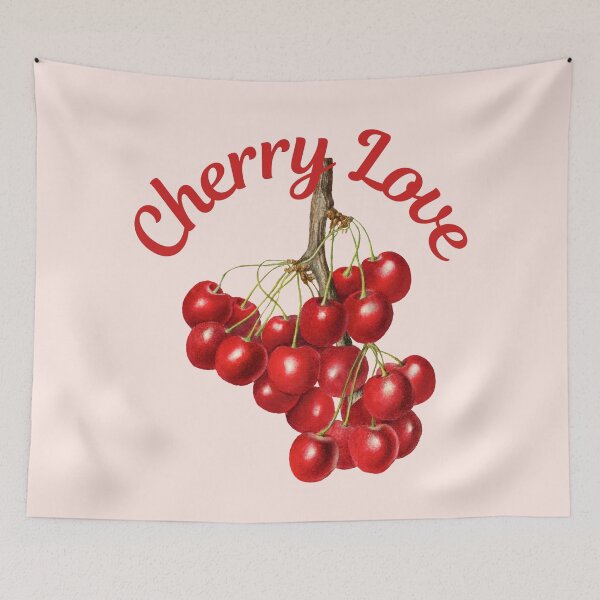 Item preview, Cherry Love - Vintage style print designed and sold by yennyz.