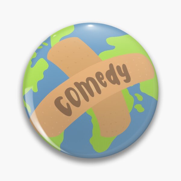 Item preview, Healing the world with comedy designed and sold by claysus.
