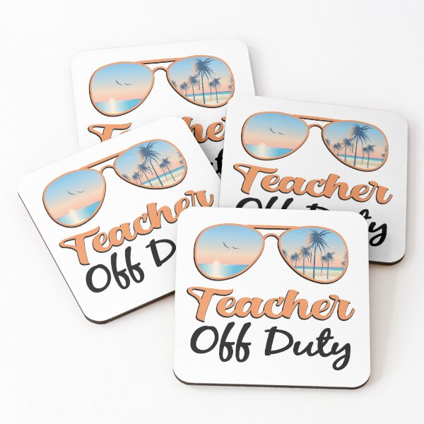 Item preview, Teacher Off Duty Sunglasses Beach Sunset designed and sold by SaliDesigner.