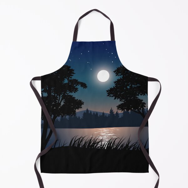 Item preview, Night Landscape With Tree Riverside designed and sold by JTS STORE.