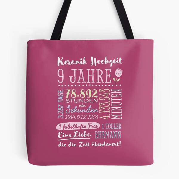 Item preview, Keramikhochzeit 9 Jahre Hochzeitstag Geschenk Mann Frau designed and sold by betternotes.
