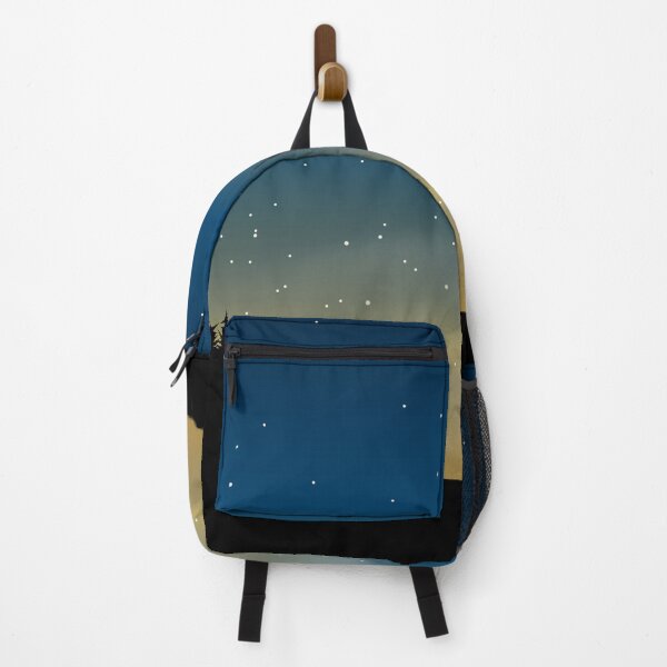 Item preview, Fir Tree Silhouette Starry Night Landscape designed and sold by JTS STORE.
