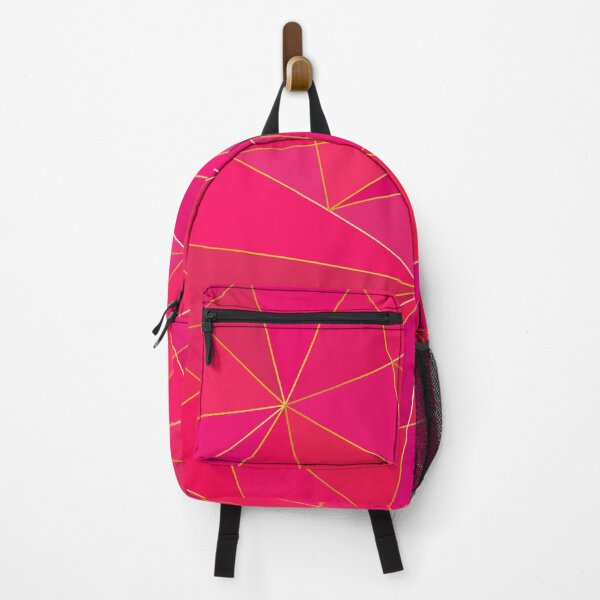 Item preview, Pink golden low poly background designed and sold by CutieBlue.
