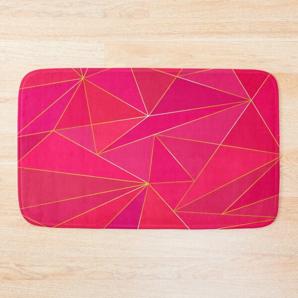 Item preview, Pink golden low poly background designed and sold by CutieBlue.
