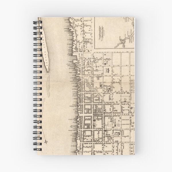 Item preview, Vintage Map of Philadelphia Pennsylvania (1776) designed and sold by BravuraMedia.