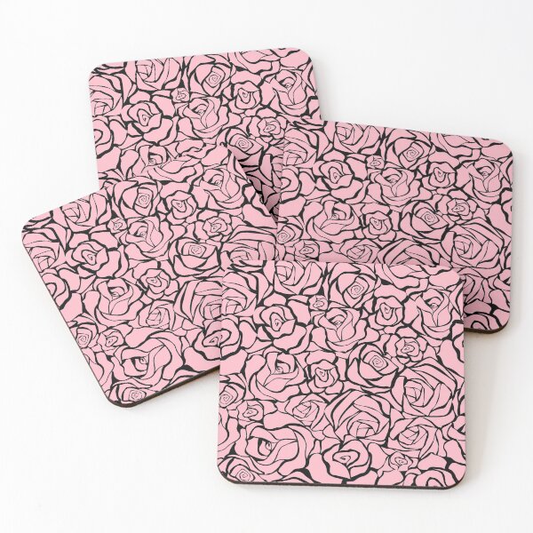 Item preview, Pink Roses Flowers Garden Nature Pattern Design designed and sold by Youpattern.