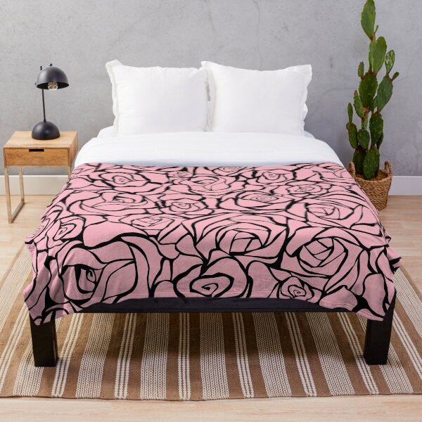 Item preview, Pink Roses Flowers Garden Nature Pattern Design designed and sold by Youpattern.
