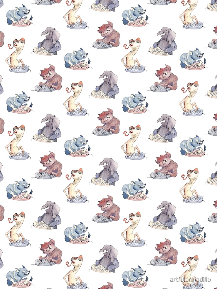 Omnichord Animals by artfularmadillo