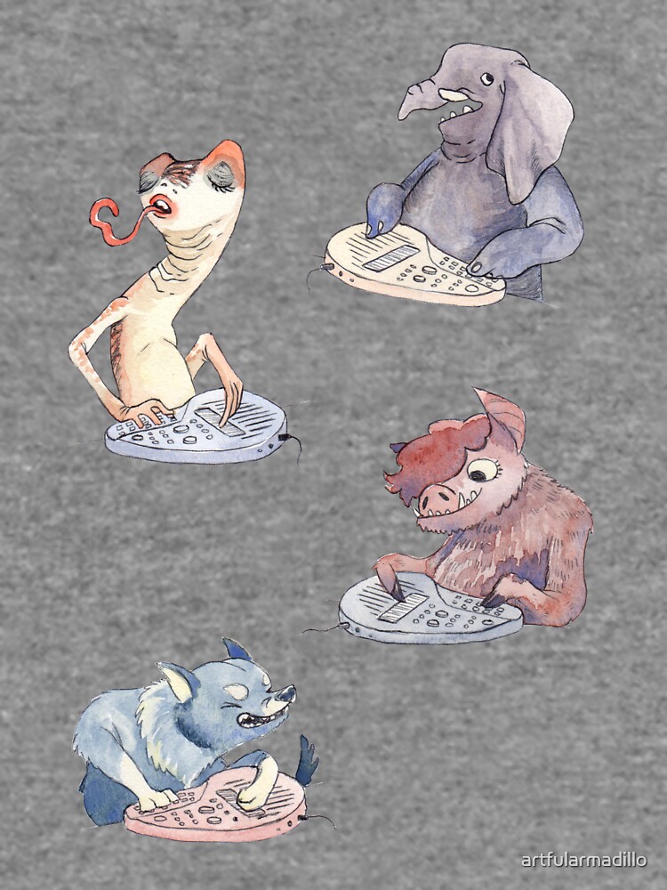 Omnichord Animals by artfularmadillo