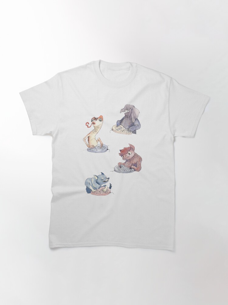 Alternate view of Omnichord Animals Classic T-Shirt