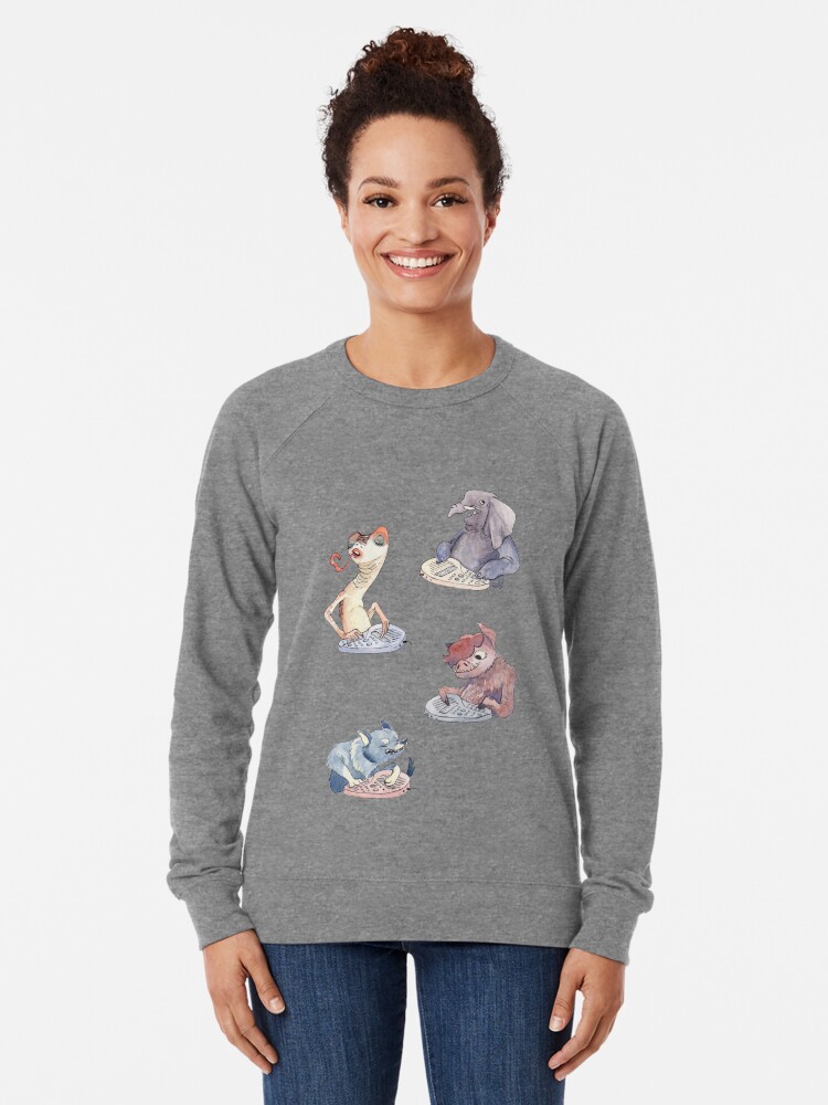 Alternate view of Omnichord Animals Lightweight Sweatshirt