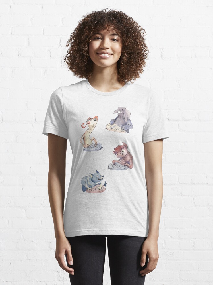 Alternate view of Omnichord Animals Essential T-Shirt