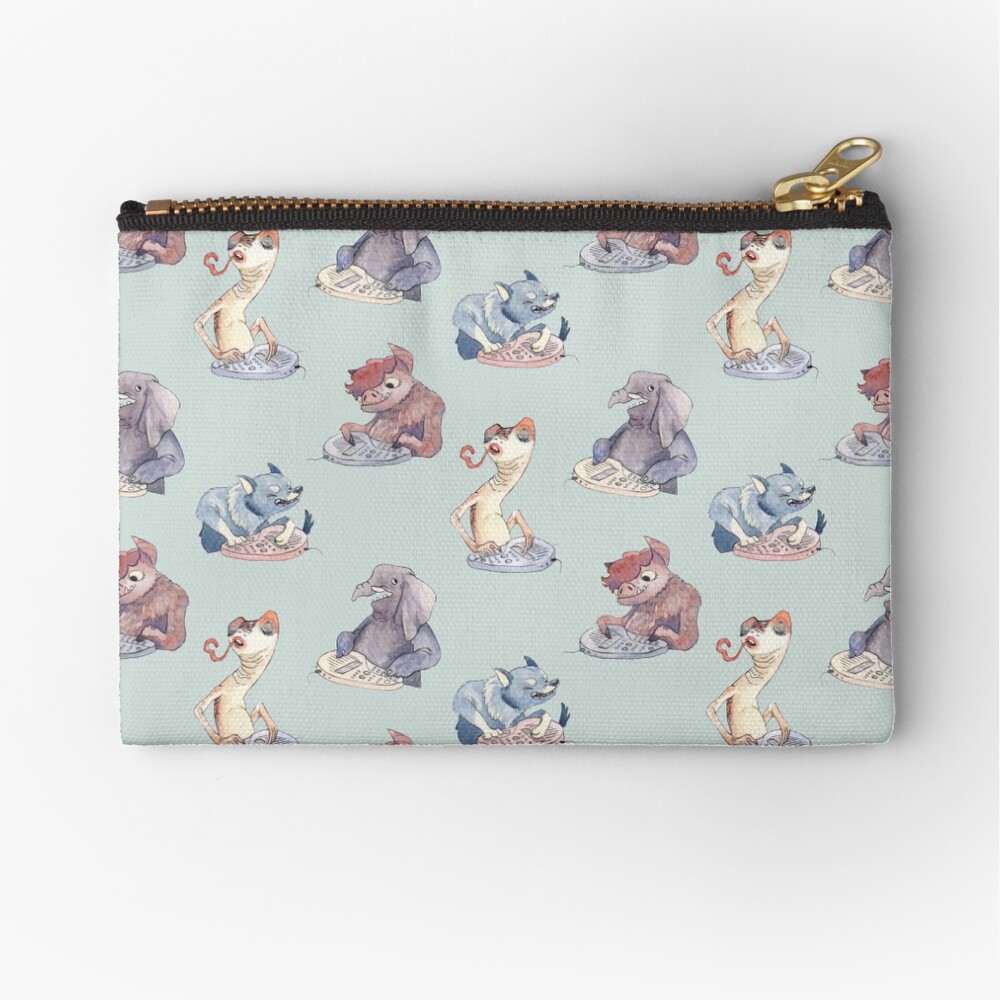 Omnichord Animals Zipper Pouch