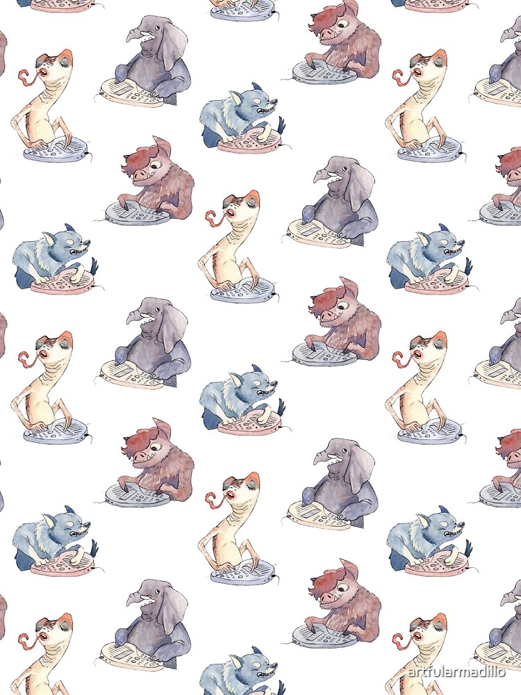 Omnichord Animals by artfularmadillo