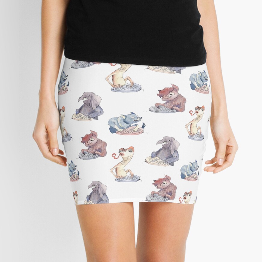 Omnichord Animals Mini Skirt
