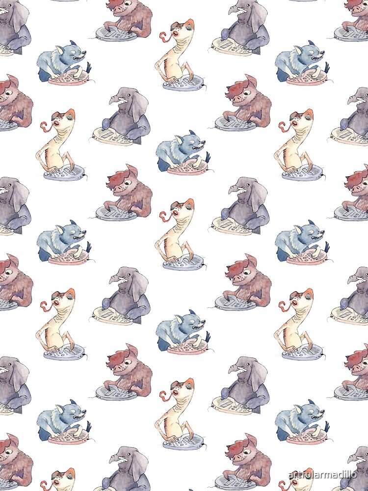 Omnichord Animals by artfularmadillo