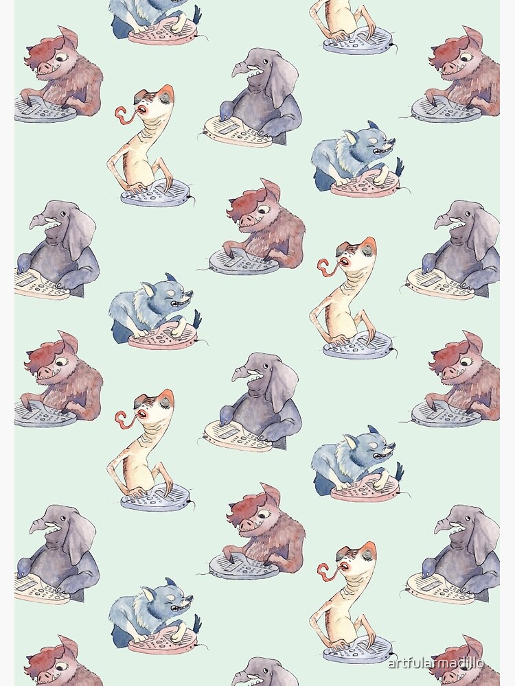 Omnichord Animals by artfularmadillo
