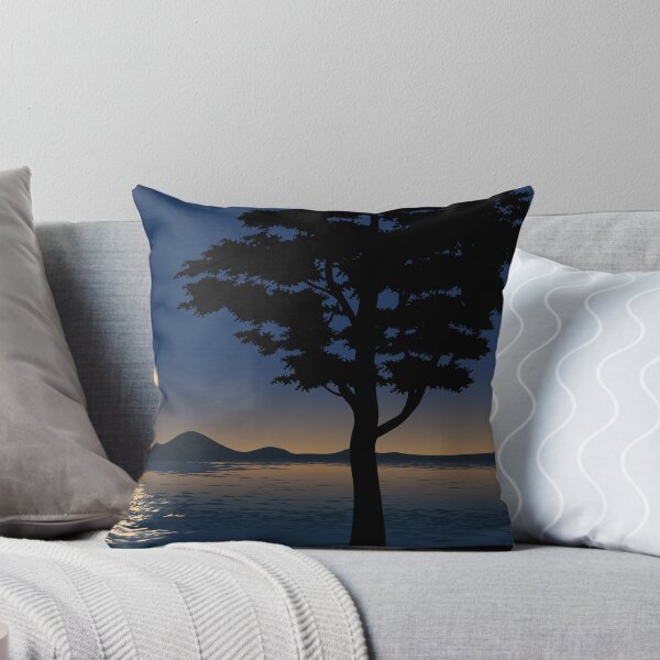 Item preview, Tree With Island And Sea Landscape Background designed and sold by JTS STORE.