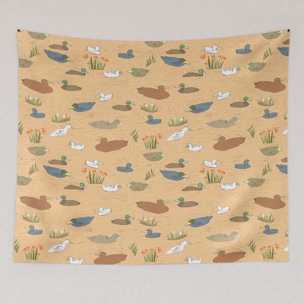 Item preview, Wild ducks on a lake designed and sold by SweetCoolVibes.