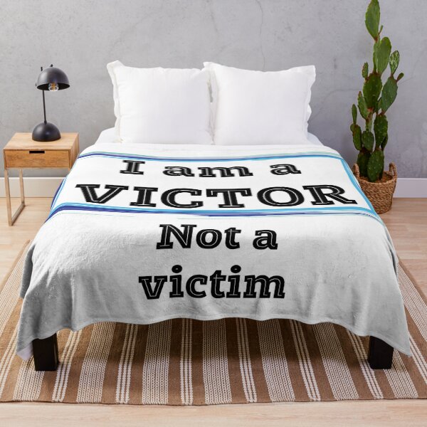 Item preview, I am a VICTOR not a victim designed and sold by Twittlefish.