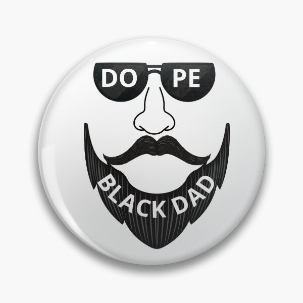 Item preview, beard Dope Black Dad Shirt designed and sold by SukanyaShop.