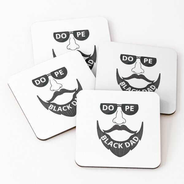 Item preview, beard Dope Black Dad Shirt designed and sold by SukanyaShop.