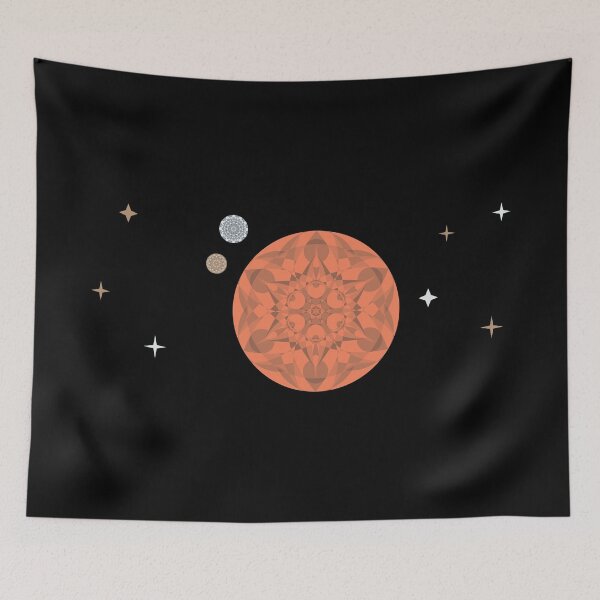 Item preview, Mars and Stars Mandala designed and sold by MetaPhyStore.
