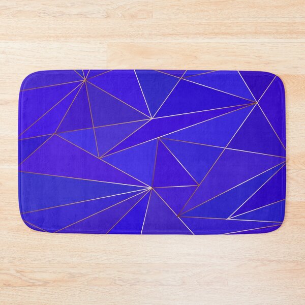 Item preview, Blue golden and bronze low poly background designed and sold by CutieBlue.
