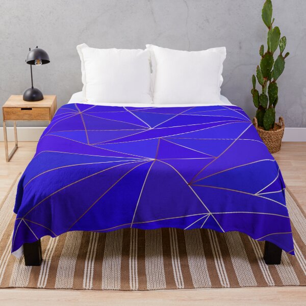 Item preview, Blue golden and bronze low poly background designed and sold by CutieBlue.