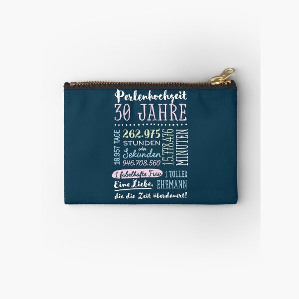 Item preview, Perlenhochzeit 30 Jahre Hochzeitstag Geschenk Mann Frau designed and sold by betternotes.
