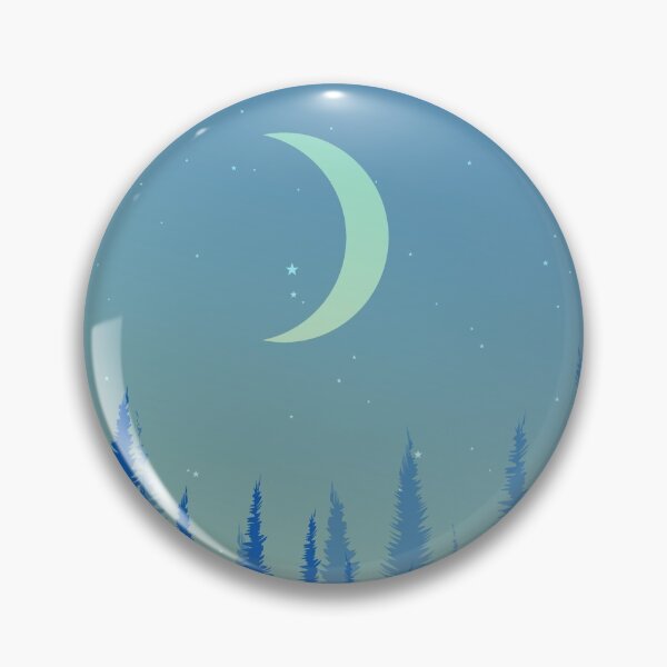 Item preview, Night Pine Forest Landscape Foggy Mist Concept Art designed and sold by JTS STORE.