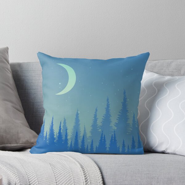 Item preview, Night Pine Forest Landscape Foggy Mist Concept Art designed and sold by JTS STORE.