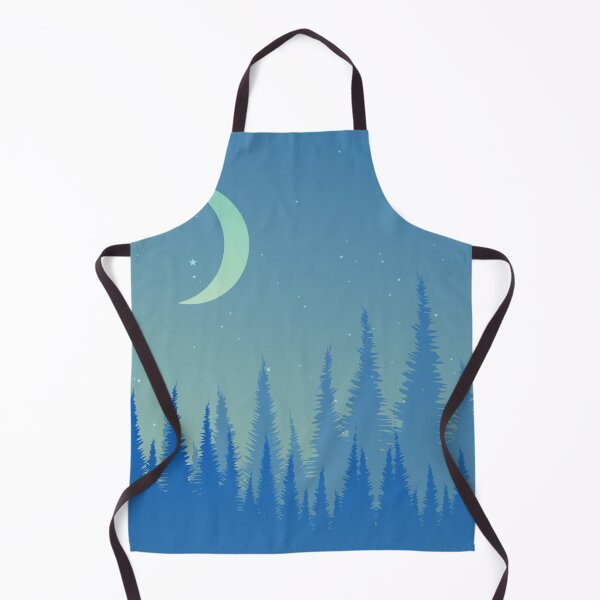 Item preview, Night Pine Forest Landscape Foggy Mist Concept Art designed and sold by JTS STORE.