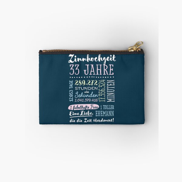 Item preview, Zinnhochzeit 33 Jahre Hochzeitstag Geschenk Mann Frau designed and sold by betternotes.