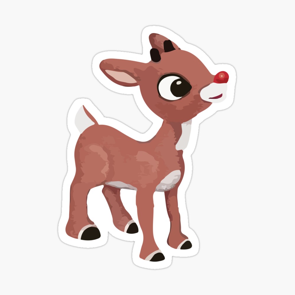 Classic Rudolph © GraphicLoveShop Poster