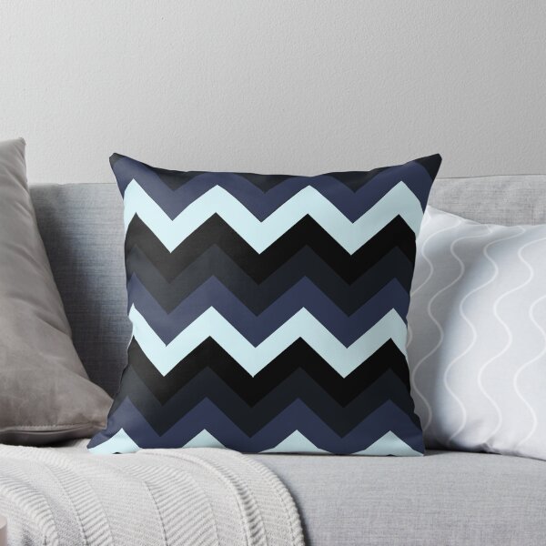 Item preview, grey and blue chevron designed and sold by ArtbyIris05.