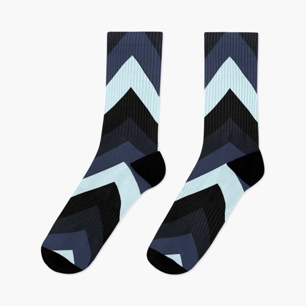 Artikelvorschau, graues und blaues Chevron entworfen und verkauft von ArtbyIris05.
