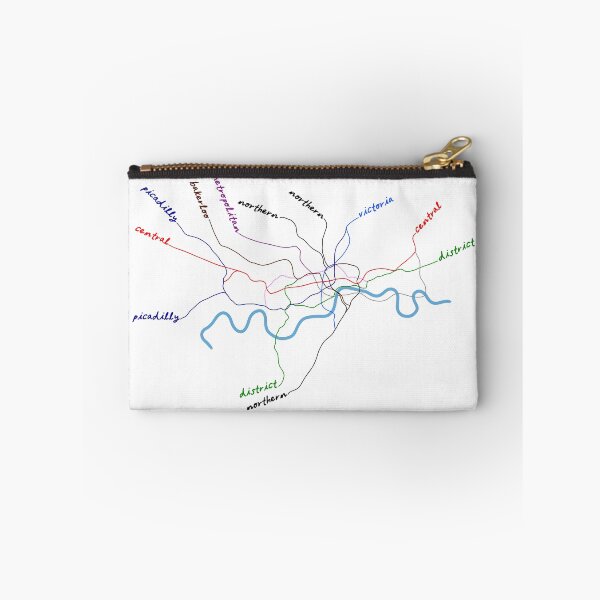 Item preview, London Geographical Tube Map designed and sold by JosieMakesStuff.