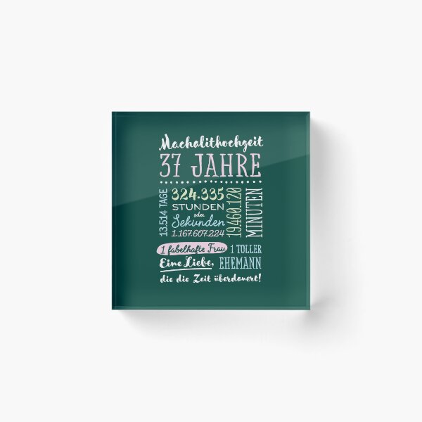 Item preview, Machalithochzeit 37 Jahre Hochzeitstag Geschenk Mann Frau designed and sold by betternotes.