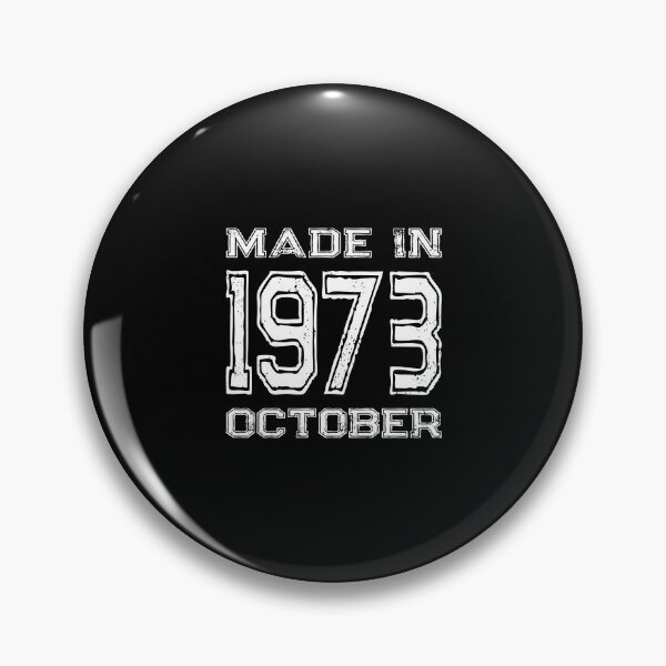 Item preview, Vintage Made In 1973 October Birthday Gift designed and sold by oldsbyisai.